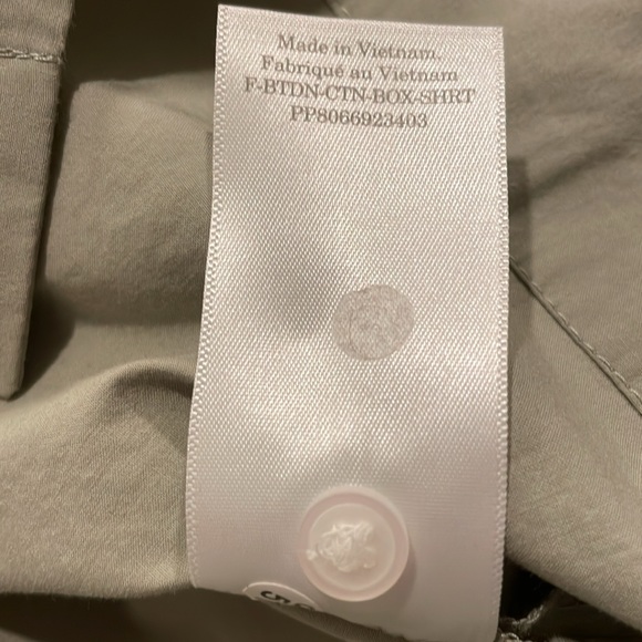 🌿Everlane The Short Sleeve Button Down Box Minimalist Shirt poplin XS - Picture 13 of 13